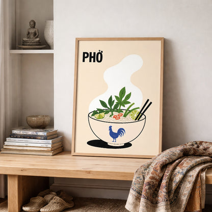 Vietnamese Pho Noodle Soup Poster