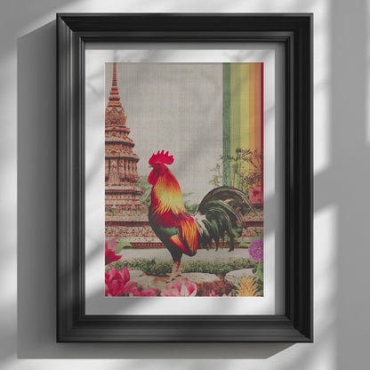 Thai Buddhist Rooster Temple