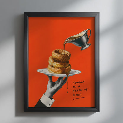 British Yorkshire Pudding and Gravy Poster