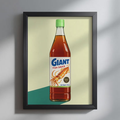 Fish Sauce Pop Art Print