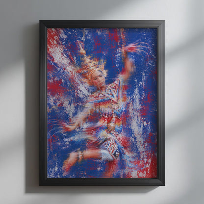 Southern Thai Nora Dance Print