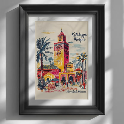 Moroccan Mosque Architecture Print