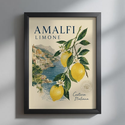 Amalfi Coast Lemon Print