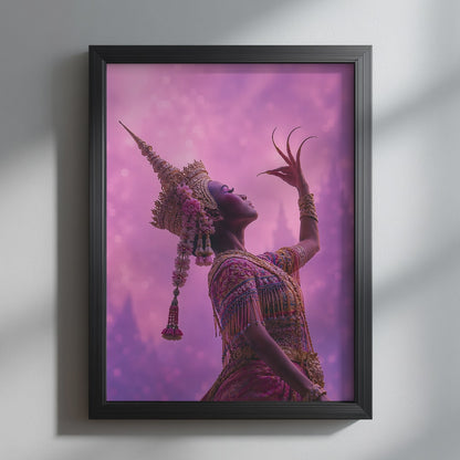 Traditional Thai Nora Dancer Print