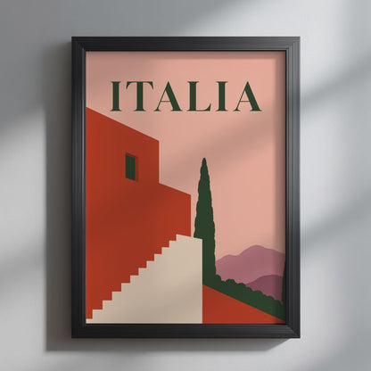 Mid-Century Italian Architecture Print