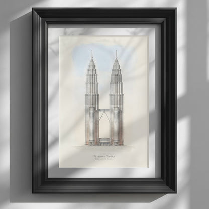 Kuala Lumpur Petronas Towers Print