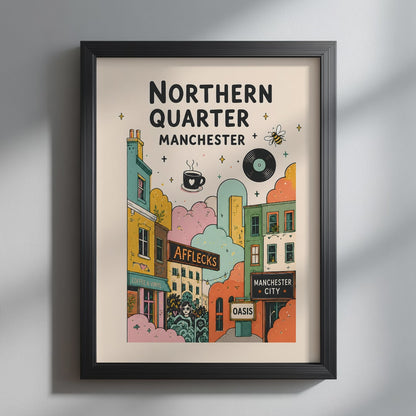 Manchester Norther Quarter Poster