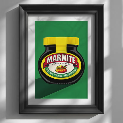 British Marmite Pop Art Print