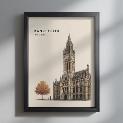 Manchester Town Hall Poster