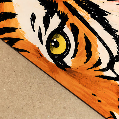 Malayan Tiger Face Print
