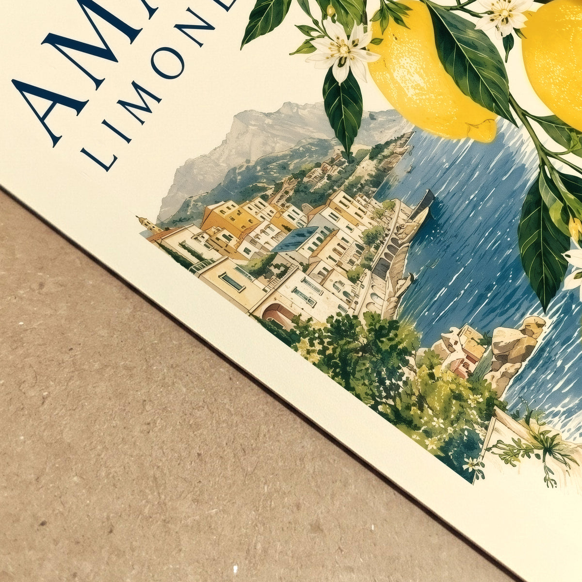 Amalfi Coast Lemon Print