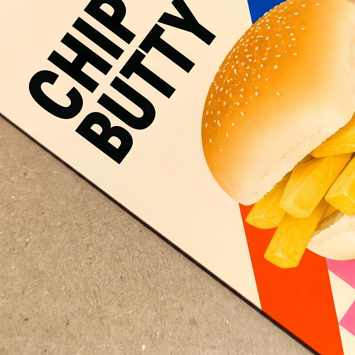 British Chip Butty Print