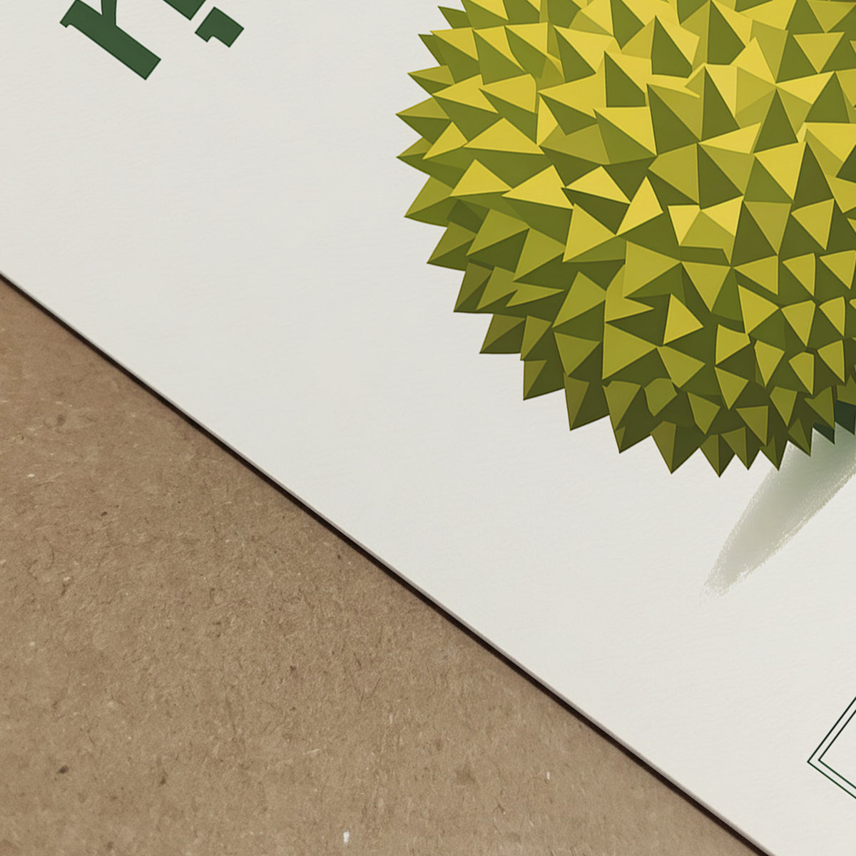 Thai King of Fruits Durian Poster
