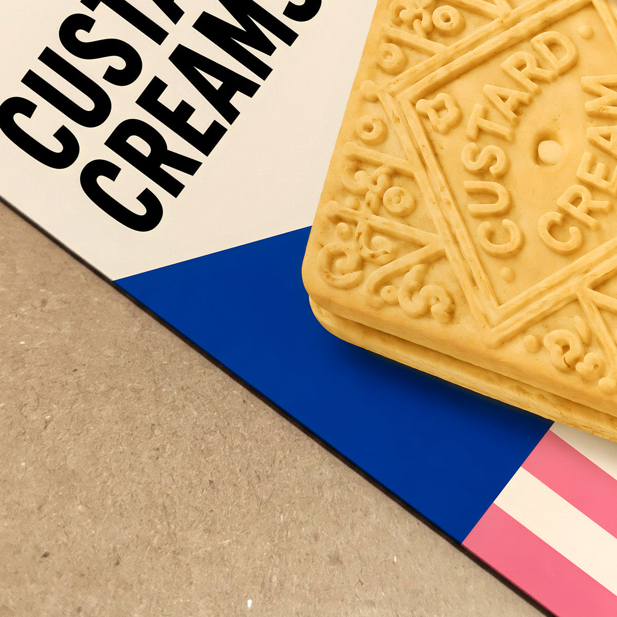 British Custard Cream Biscuit Print