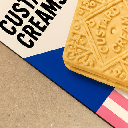 British Custard Cream Biscuit Print