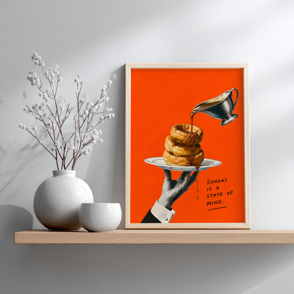 British Yorkshire Pudding and Gravy Poster