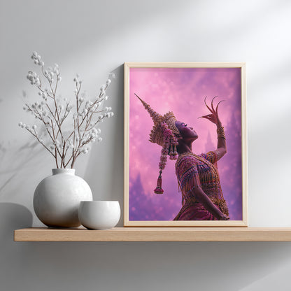 Traditional Thai Nora Dancer Print