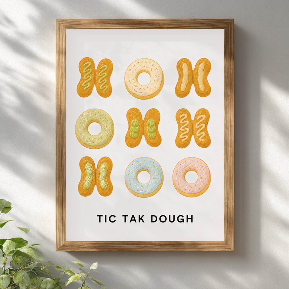 Thai Pa Thong Ko Tic-Tac-Toe Print