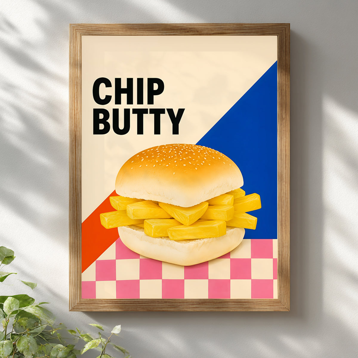 British Chip Butty Print