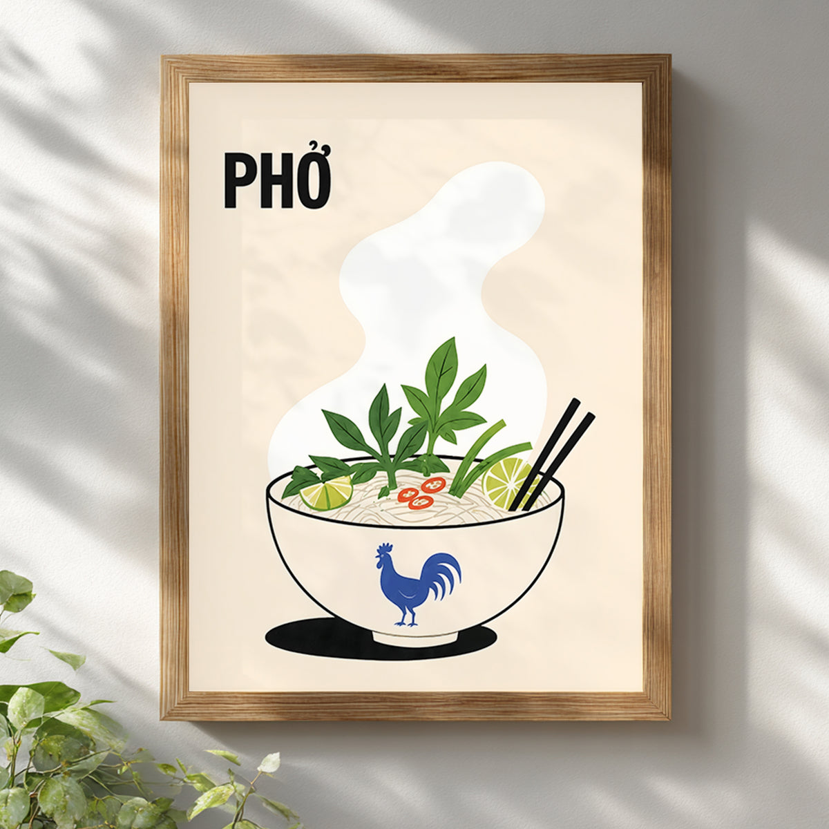 Vietnamese Pho Noodle Soup Poster