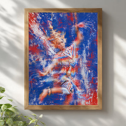 Southern Thai Nora Dance Print