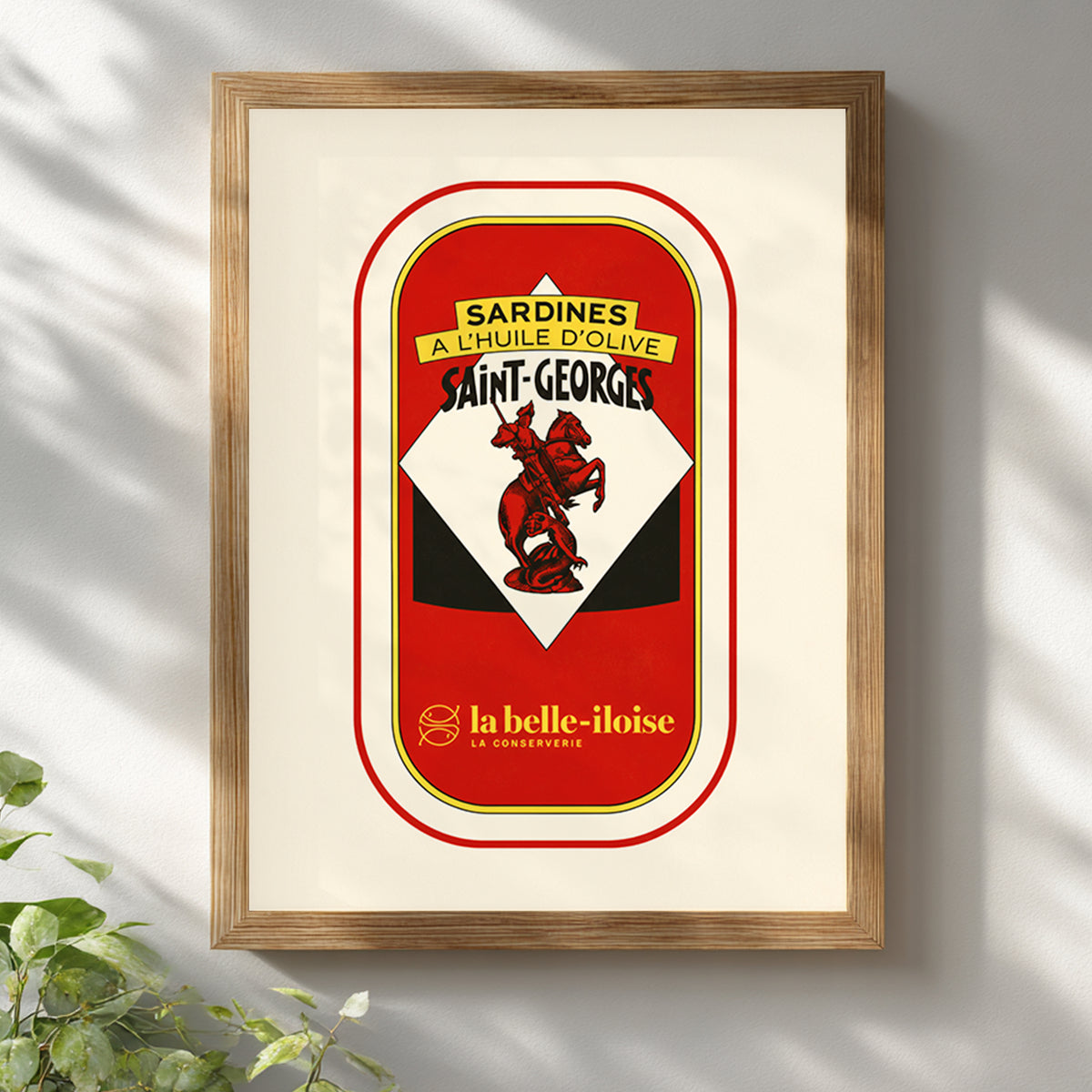 Vintage French Sardine Tin Print