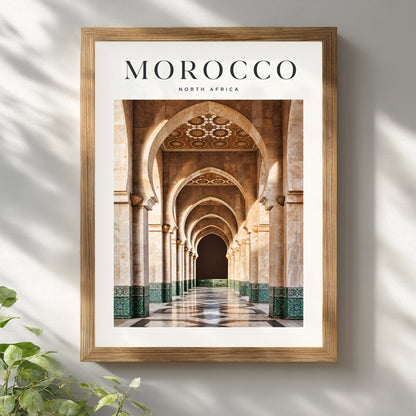 Casablanca Hassan II Mosque Print