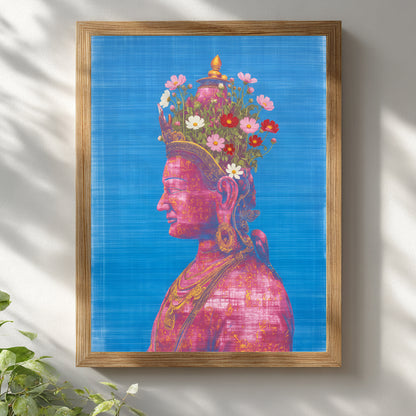 Buddha Galsang Flower Print