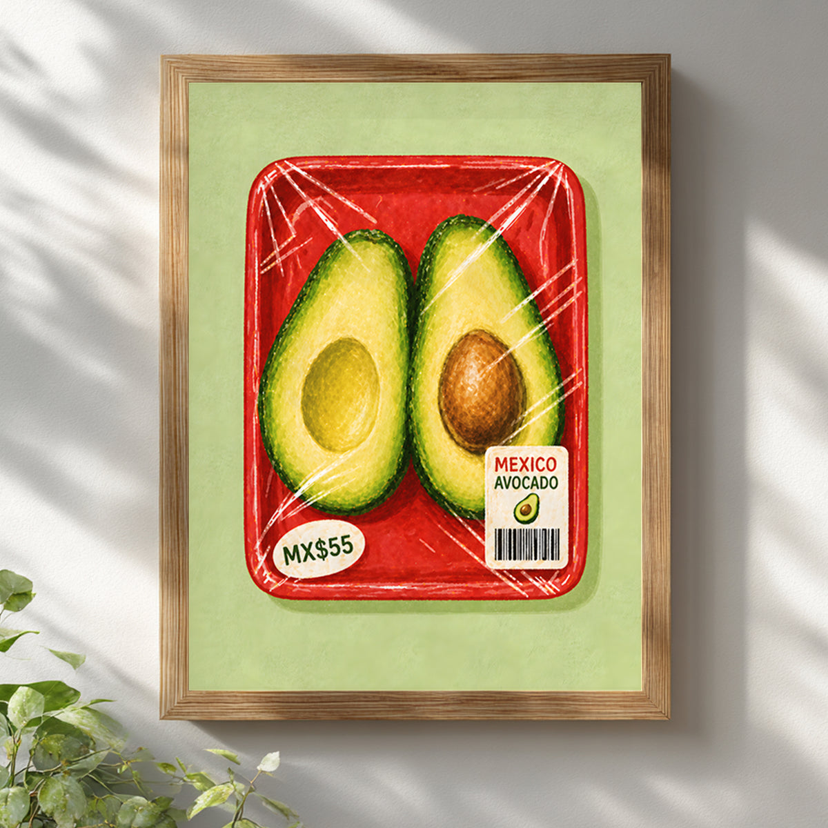 Mexican Avocado Packaging Poster