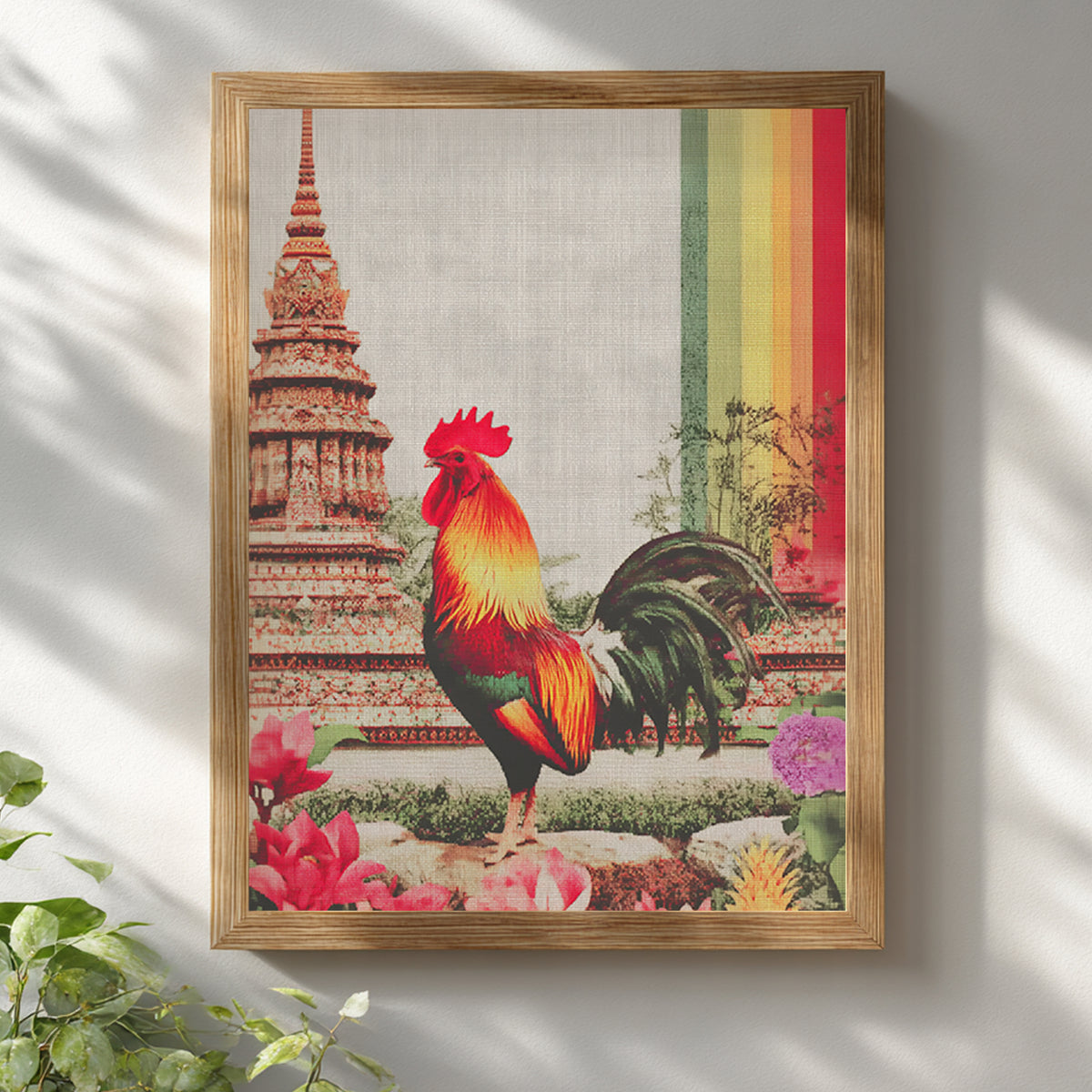 Thai Buddhist Rooster Temple