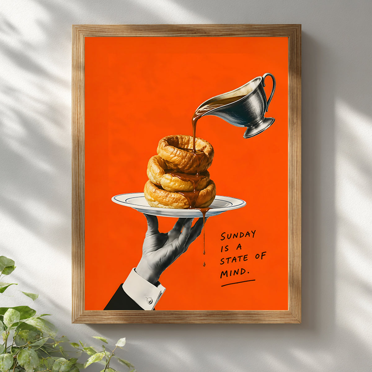 British Yorkshire Pudding and Gravy Poster