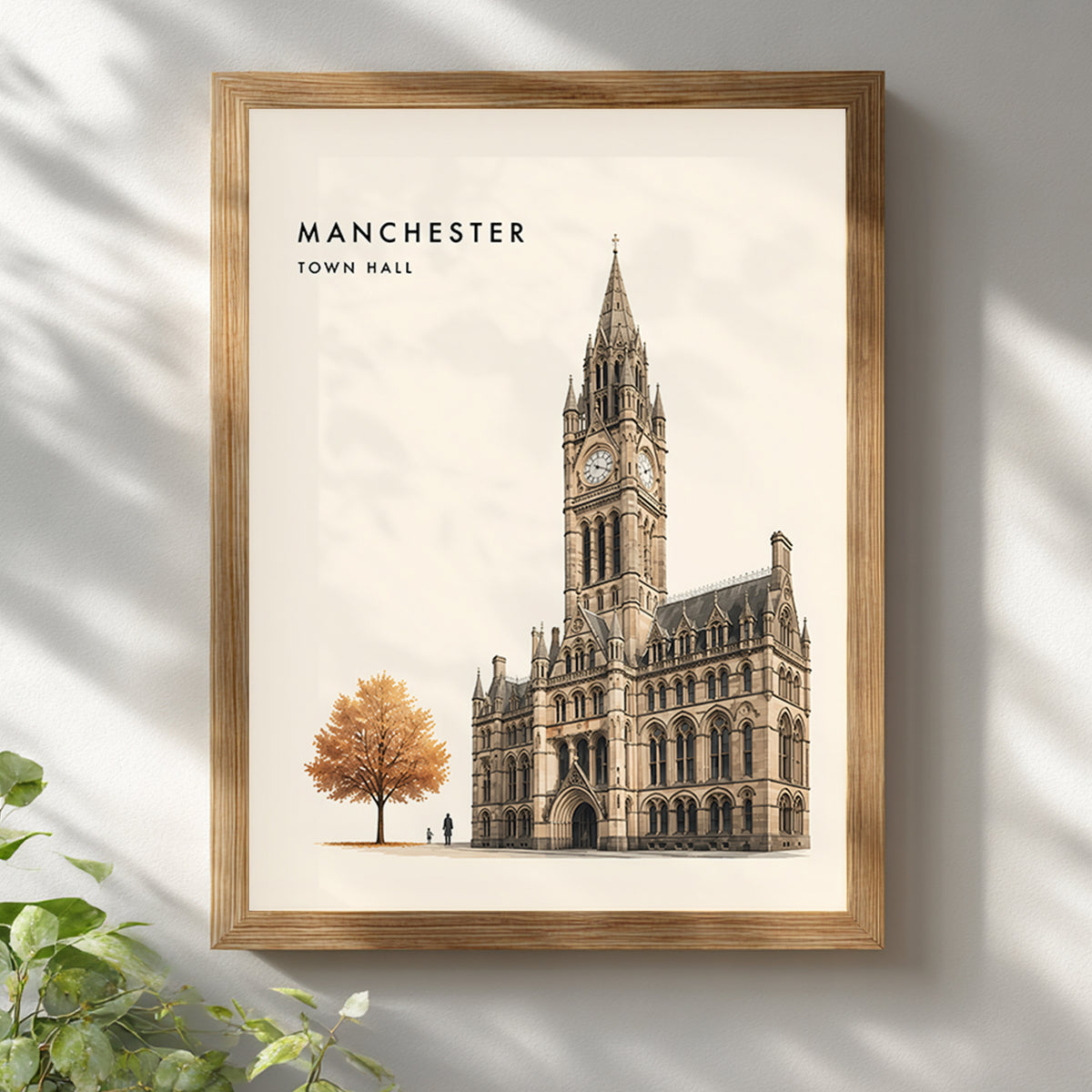 Manchester Town Hall Poster