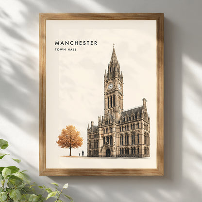 Manchester Town Hall Poster